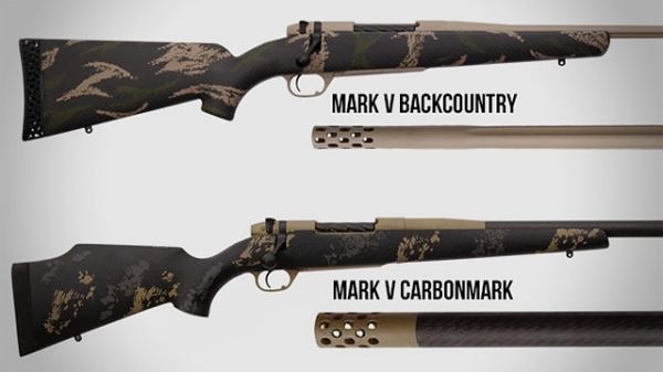Weatherby расширила коллекцию винтовок Mark V <!--more-->двумя линейками — Mark V Backcountry и Mark V Carbonmark