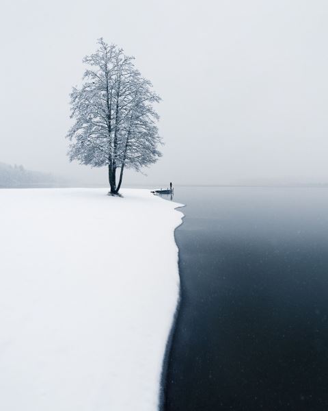 Безмятежная снежная Финляндия