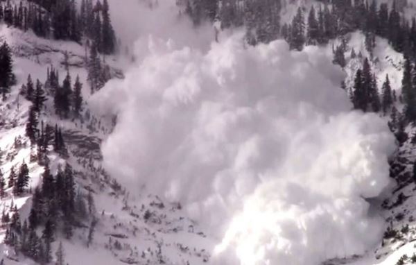 В горном массиве Британской Колумбии сошла мощная лавина: погибли 2 человека